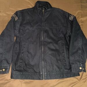 Grunt Style Black Military Field Jacket
